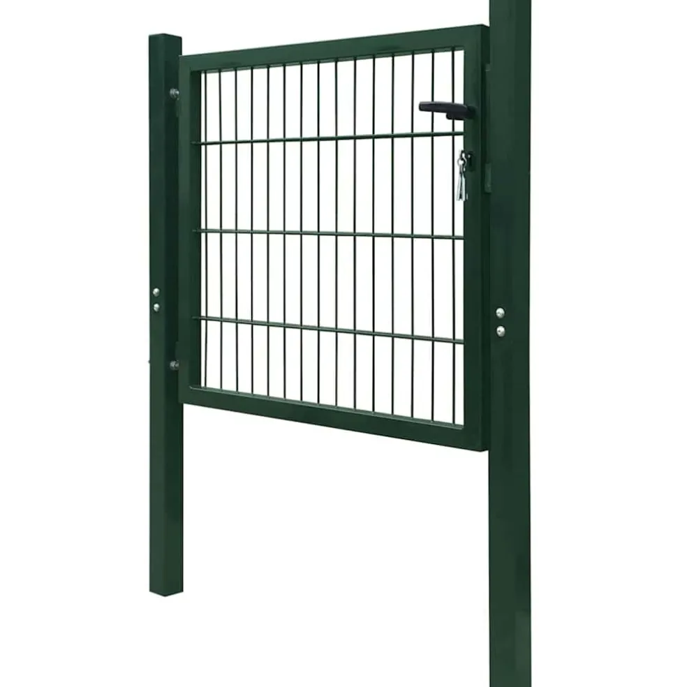 vidaXL 2D Hekpoort (Enkel) Groen 100x80 cm