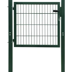 vidaXL 2D Hekpoort (Enkel) Groen 100x80 cm