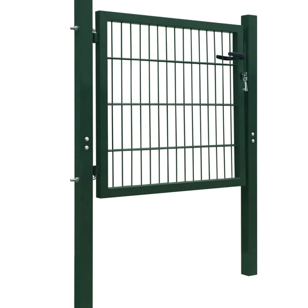 vidaXL 2D Hekpoort (Enkel) Groen 100x80 cm