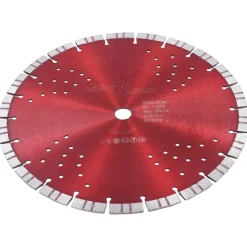 vidaXL Diamantzaagblad met turbo en gaten 300 mm staal