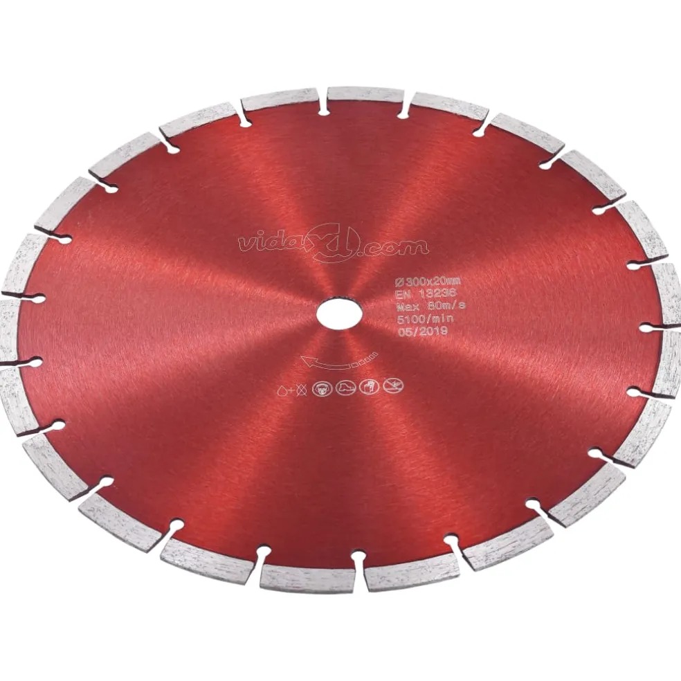 vidaXL Diamantzaagblad 300 mm staal