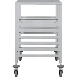 vidaXL Dienbladenwagen met 12 GN-bakken 75x55x87 cm roestvrij staal