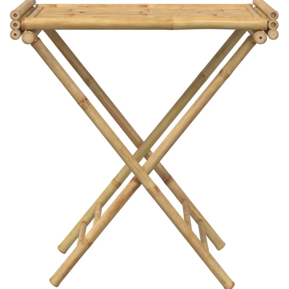 vidaXL Dienbladtafel inklapbaar 70,5x42,5x80 cm bamboe