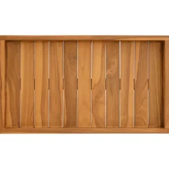 vidaXL Dienblad 60x35 cm massief teakhout