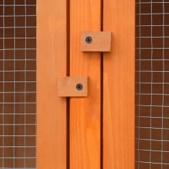 vidaXL Dierenhok 6 kamers hout