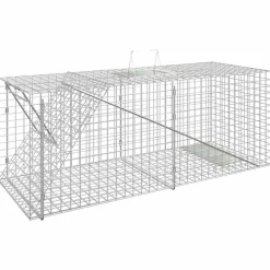 vidaXL Dierenval 64,5x25x26,5 cm gegalvaniseerd ijzer