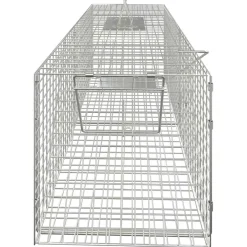 vidaXL Dierenval 64,5x25x26,5 cm gegalvaniseerd ijzer