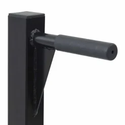 vidaXL Dip station Zwart 103,5 x 66,5 x 121,5 cm Gepoedercoat staal