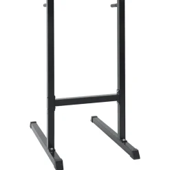 vidaXL Dip station Zwart 103,5 x 66,5 x 121,5 cm Gepoedercoat staal