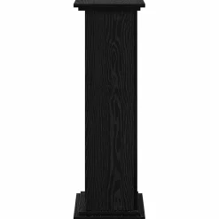 vidaXL Displaystand Zwart Eiken 31 x 30 x 90 cm Bewerkt hout