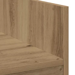 vidaXL DJ Tafel Artisanaal eiken 102 x 45 x 102 cm Bewerkt hout