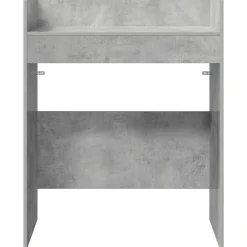 vidaXL DJ Tafel Betongrijs 102 x 45 x 102 cm Bewerkt hout