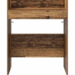 vidaXL DJ Tafel Oud hout 102 x 45 x 102 cm Bewerkt hout