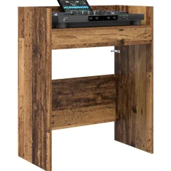 vidaXL DJ Tafel Oud hout 102 x 45 x 102 cm Bewerkt hout