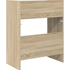 vidaXL DJ Tafel Sonoma Eiken 102 x 45 x 102 cm Bewerkt hout