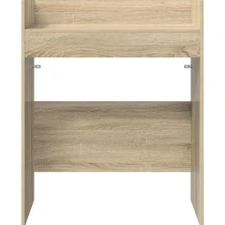 vidaXL DJ Tafel Sonoma Eiken 102 x 45 x 102 cm Bewerkt hout