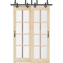 vidaXL Doos met onderdelen voor schuifdeur 152,5 cm staal zwart