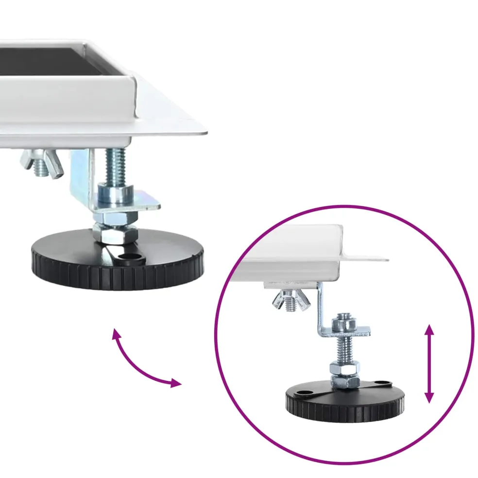 vidaXL Doucheafvoer Glasdeksel met 360° Sifon Zwart 50 cm