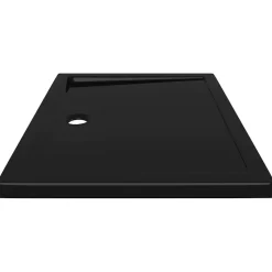 vidaXL Douchebak rechthoekig 70x90 cm ABS zwart