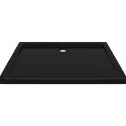 vidaXL Douchebak rechthoekig 70x90 cm ABS zwart