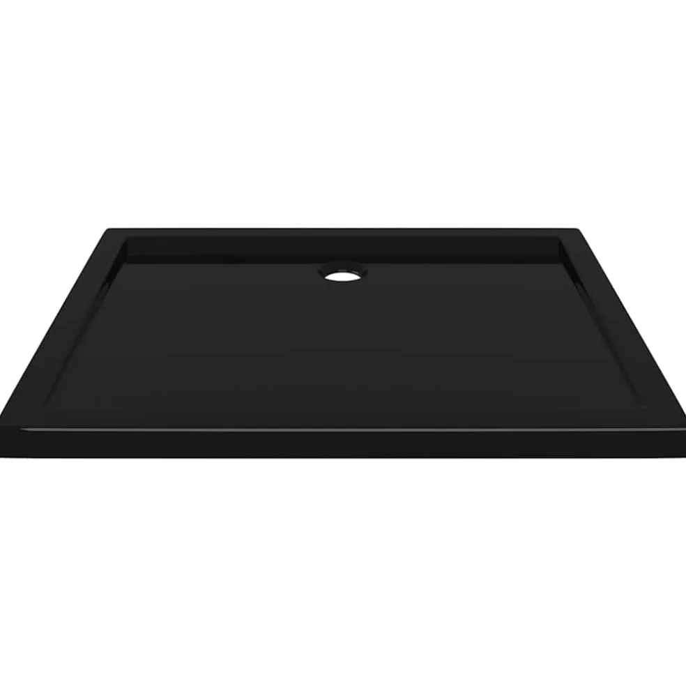 vidaXL Douchebak rechthoekig 70x90 cm ABS zwart