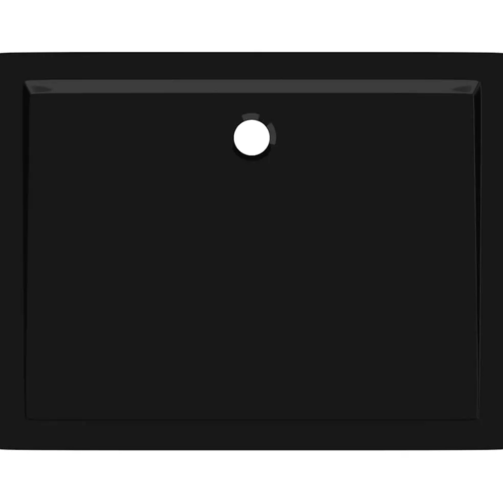 vidaXL Douchebak rechthoekig 70x90 cm ABS zwart