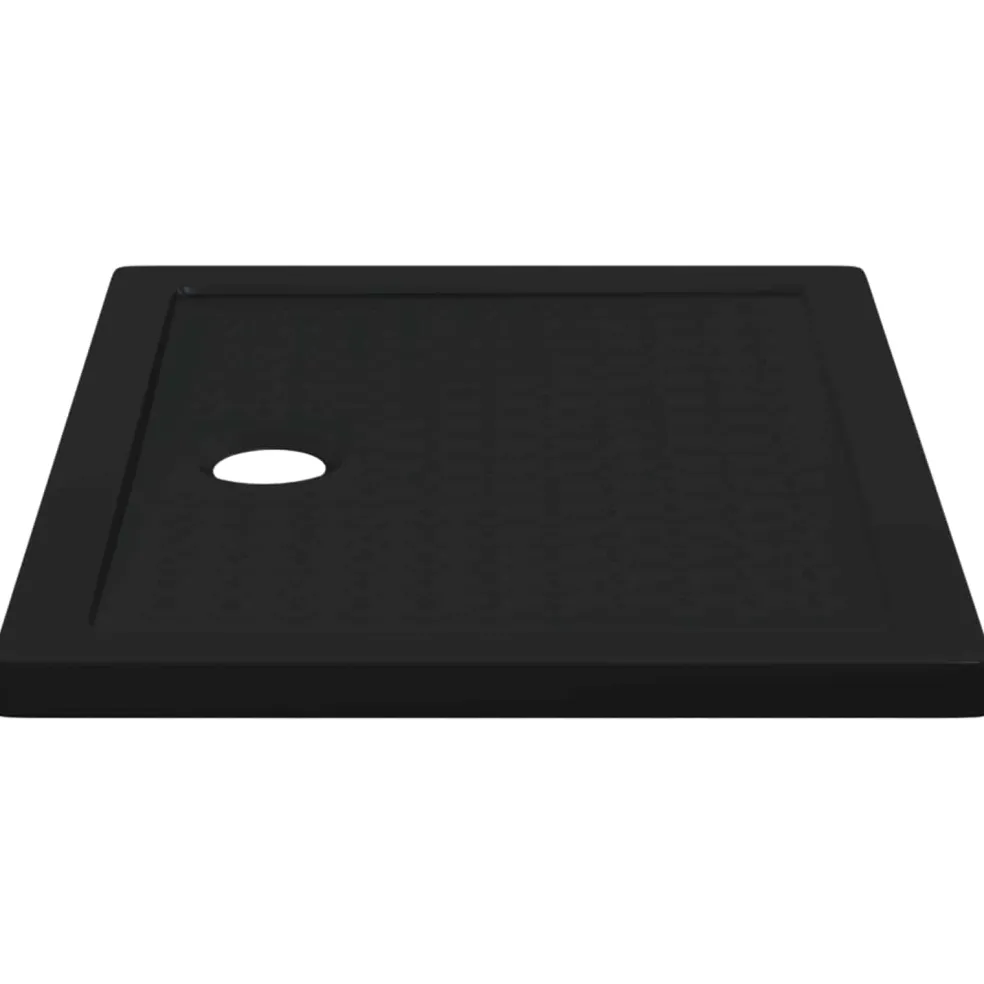 vidaXL Douche Basis Tray met Dots 90 x 70 x 4 cm ABS Zwart