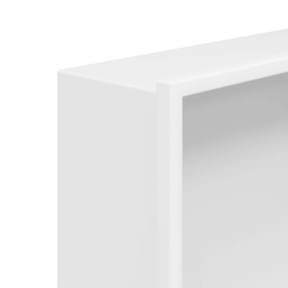 vidaXL Douchenis 32x62x9 cm roestvrijstaal matwit