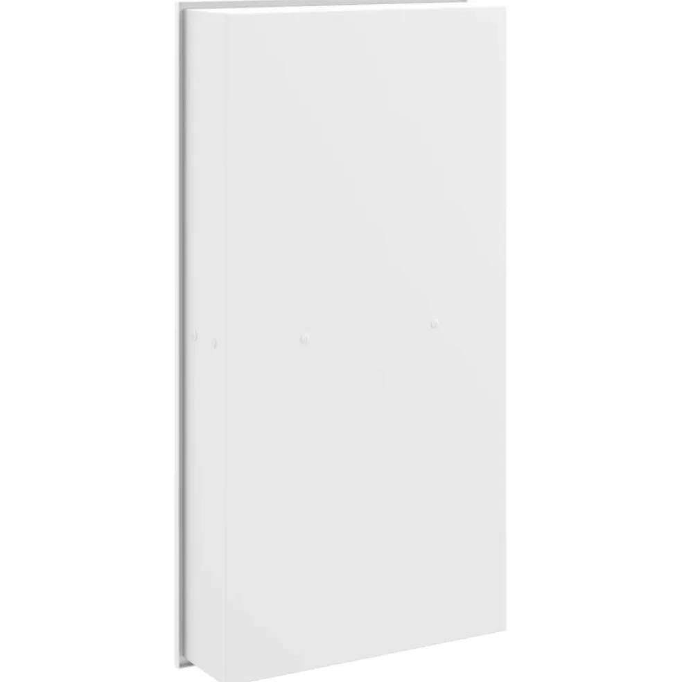 vidaXL Douchenis 32x62x9 cm roestvrijstaal matwit