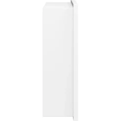 vidaXL Douchenis 32x32x9 cm roestvrijstaal matwit