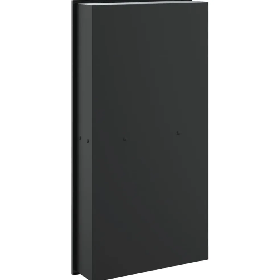 vidaXL Douchenis 32x62x9 cm roestvrijstaal matzwart