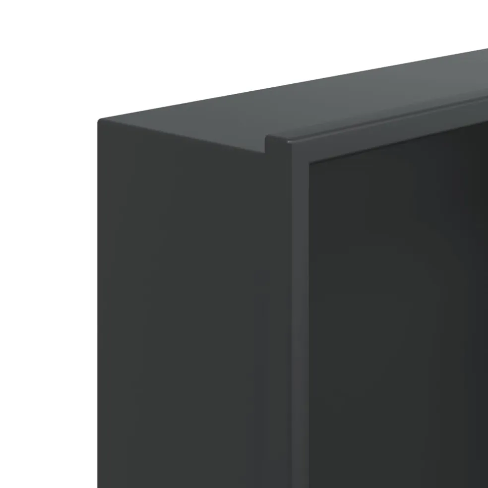 vidaXL Douchenis 32x62x9 cm roestvrijstaal matzwart