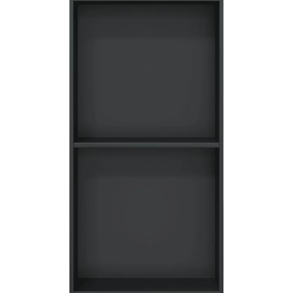 vidaXL Douchenis 32x62x9 cm roestvrijstaal matzwart