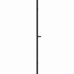 vidaXL Douche Omhulsel Zwart 95 x 140 cm ESG-glas en aluminium