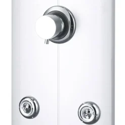 vidaXL Douchepaneel 25x43x110 cm zilverkleurig