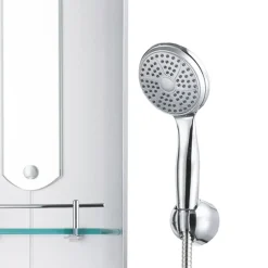 vidaXL Douchepaneel 25x43x110 cm zilverkleurig