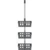 vidaXL Doucherek 30x15x(67-105) cm aluminium