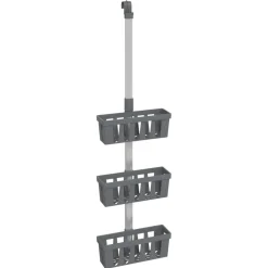 vidaXL Doucherek 30x15x(67-105) cm aluminium