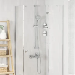 vidaXL Doucheset Chroom 150 cm Roestvrij staal