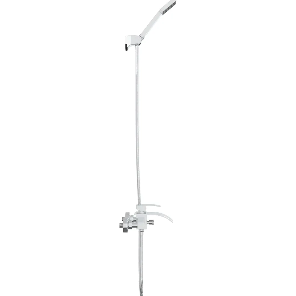 vidaXL Doucheset Chroom G 1/2 inch