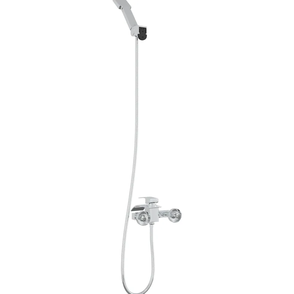vidaXL Doucheset Chroom G 1/2 inch