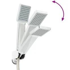 vidaXL Doucheset Chroom G 1/2 inch