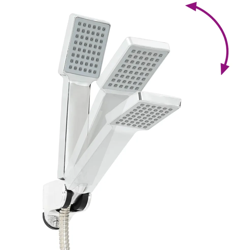 vidaXL Doucheset Chroom G 1/2 inch
