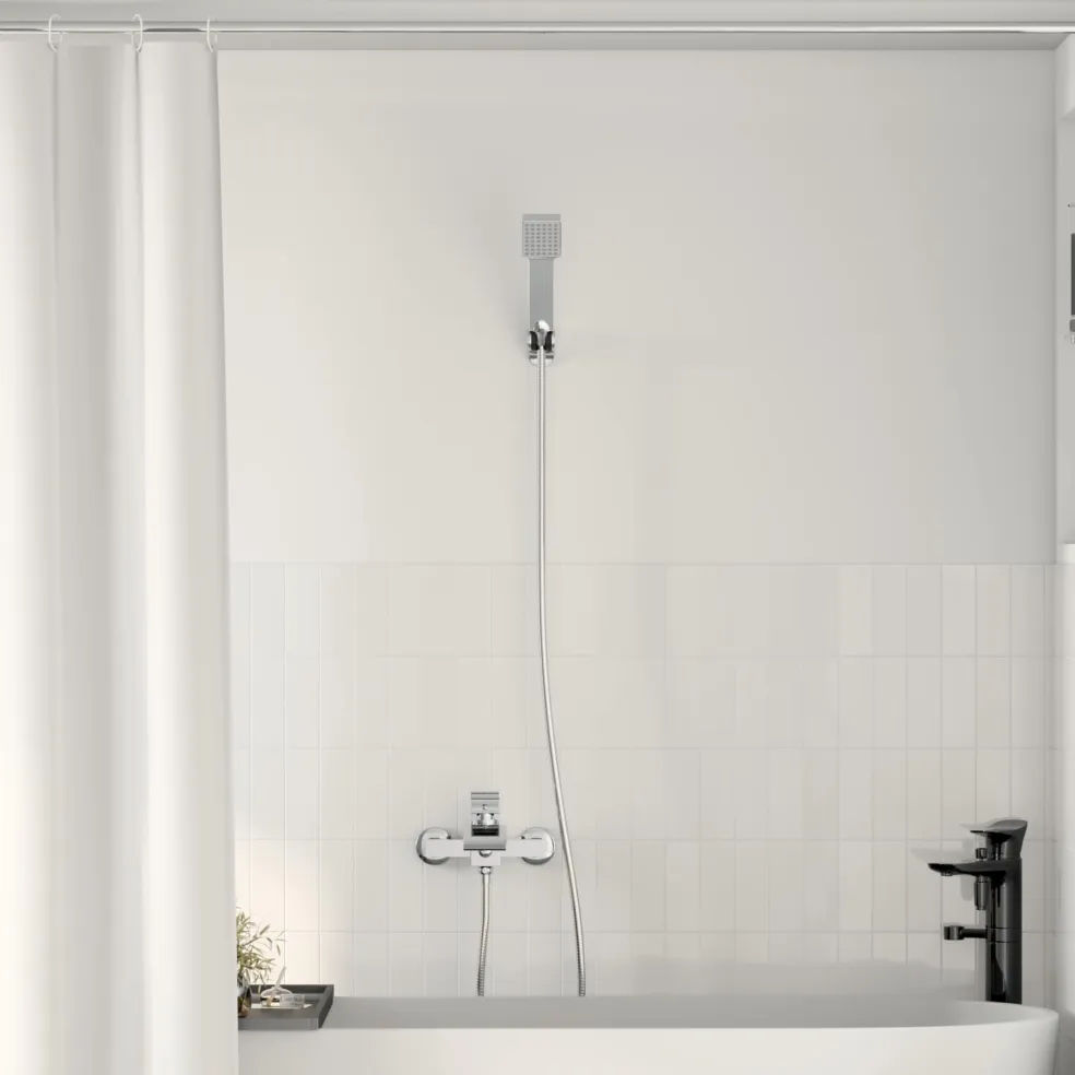 vidaXL Doucheset Chroom G 1/2 inch