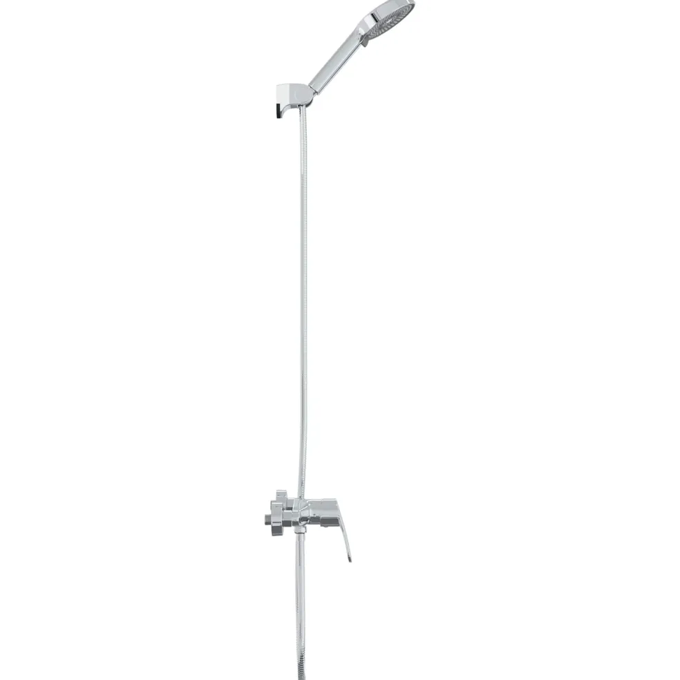 vidaXL Doucheset Chroom G 1 / 2 inch