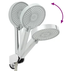 vidaXL Doucheset Chroom G 1 / 2 inch