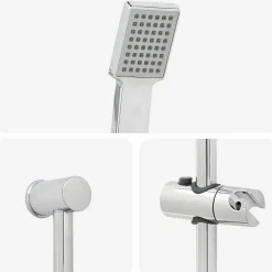 vidaXL Douchesysteem set Chroom 70 cm Roestvrij staal