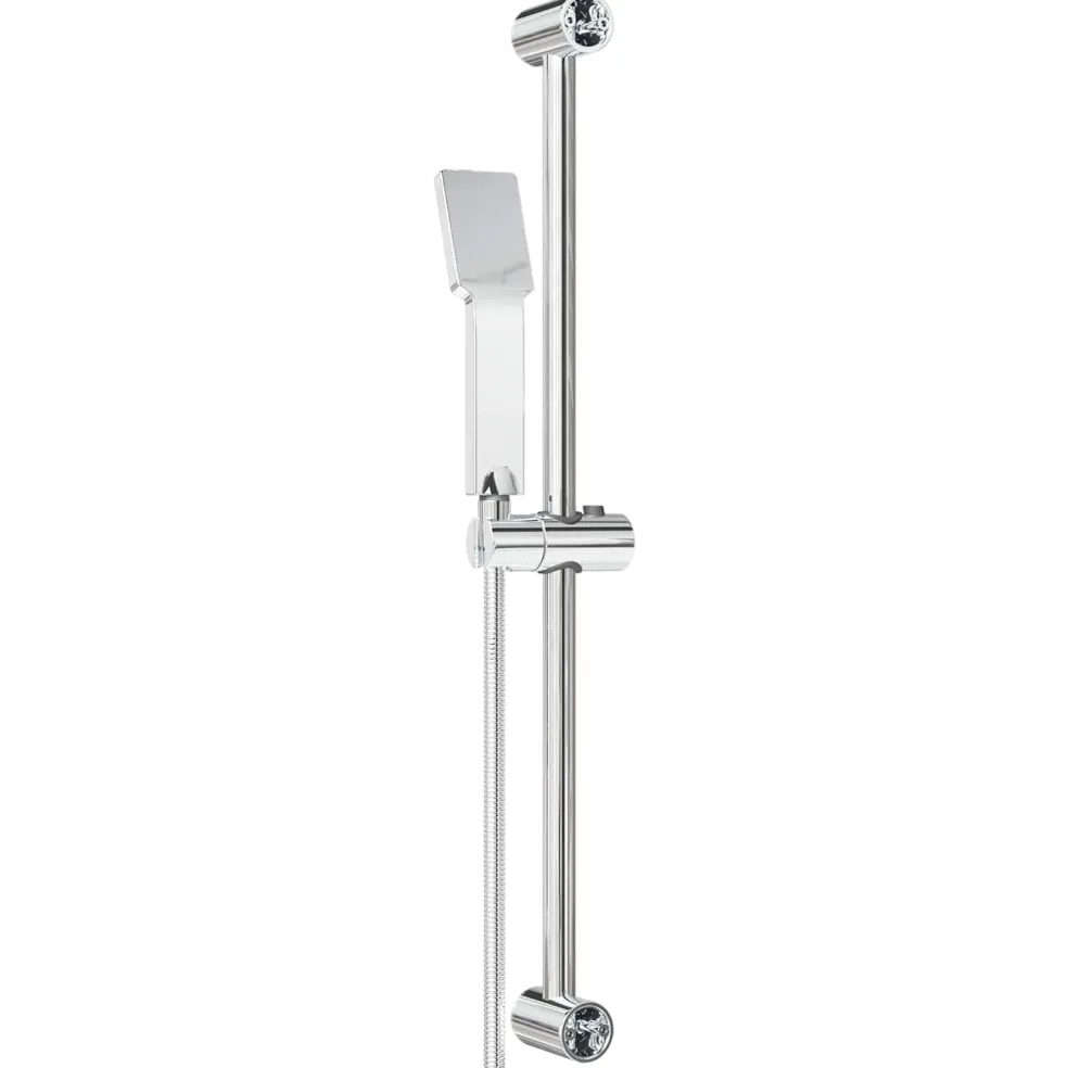 vidaXL Douchesysteem set Chroom 70 cm Roestvrij staal