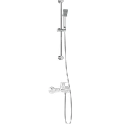 vidaXL Douchesysteem set Chroom 70 cm Roestvrij staal