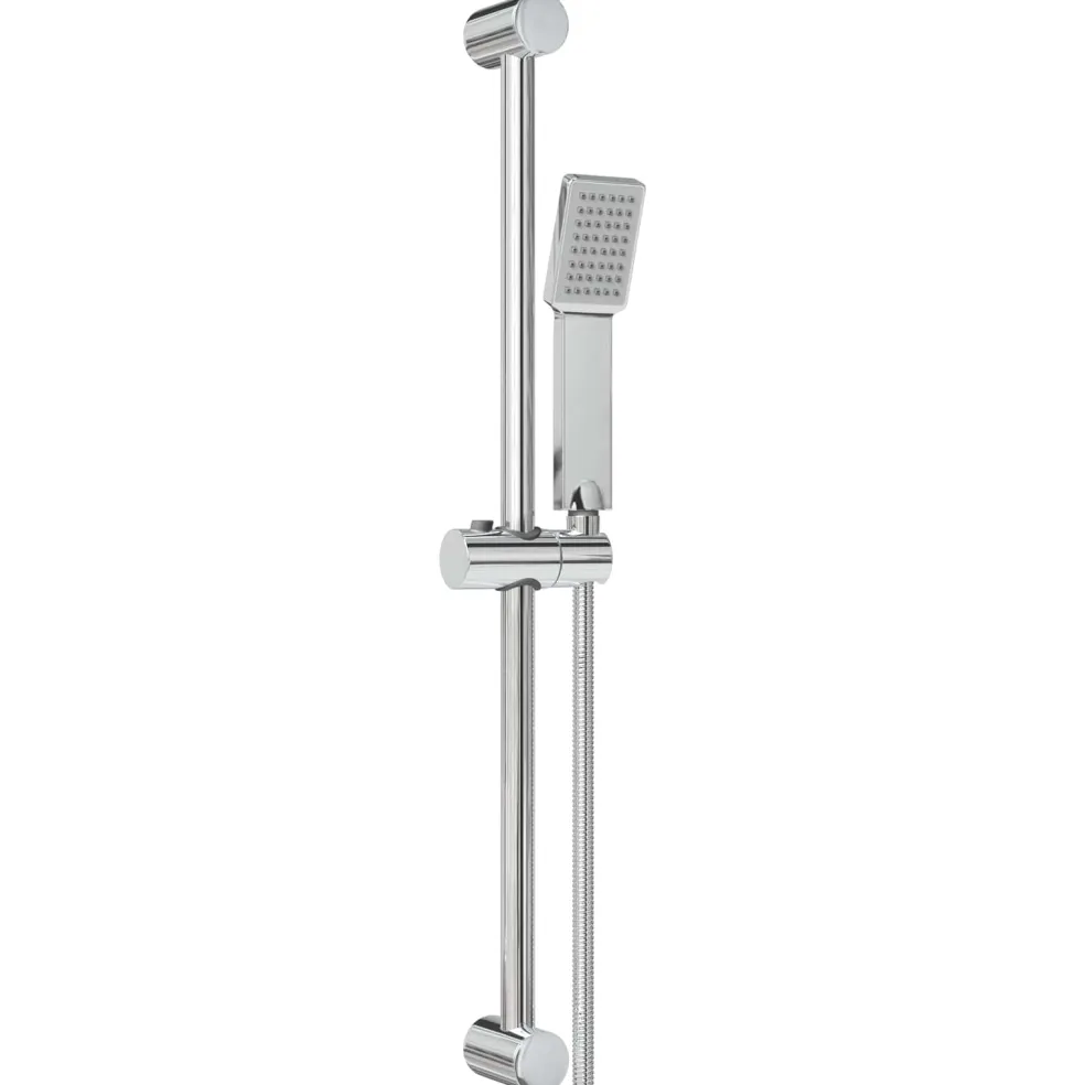 vidaXL Douchesysteem set Chroom 70 cm Roestvrij staal